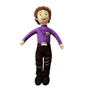 NWT The Wiggles Purple Wiggle Lachy 14" Plush Doll Mighty